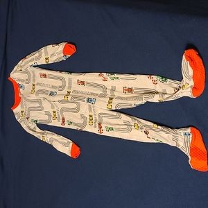 Children's Place Mommy's Little Champ Race car onesie pajama